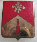 Army crest DI dui PB  ww2 707th ANTI AIRCRAFT ARTILLERY REGIMENT aaa Dondero