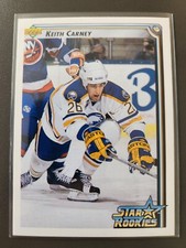 1992-93 Upper Deck NHL Hockey  Keith Carney Star Rookies #402 Buffalo Sabres RC
