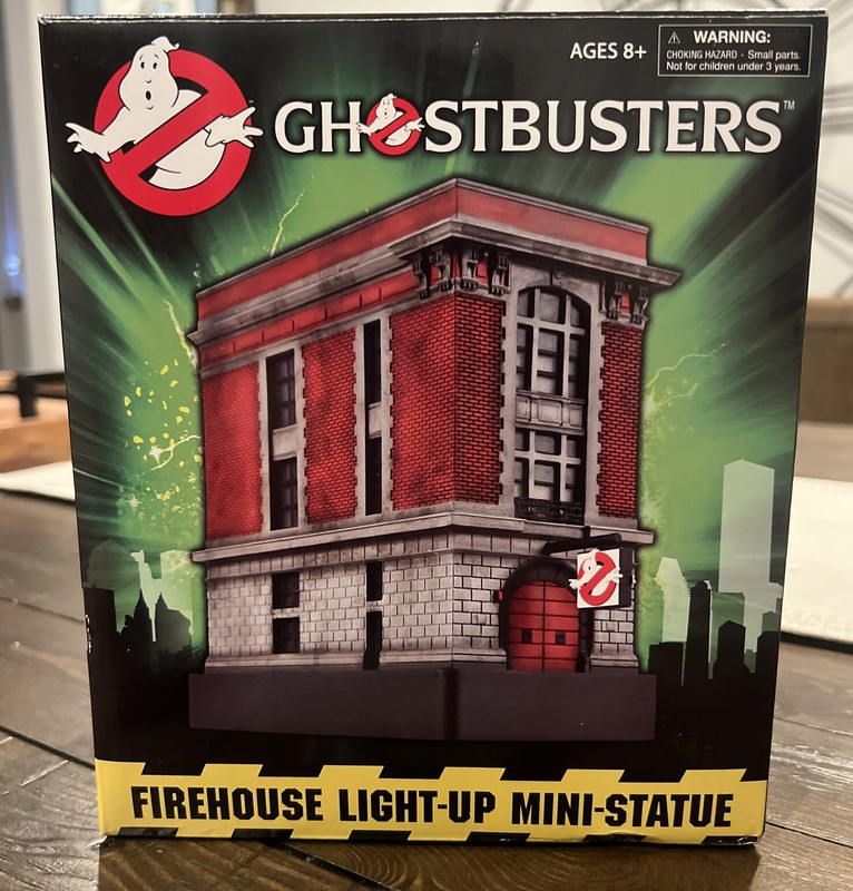 Ghostbusters "Firehouse Light-Up Mini Statue" Diamond Select 2013 NEW LIMITED