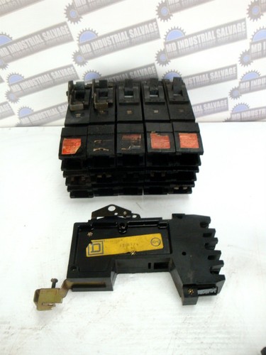 7) Caja Square D-FY14020A interruptor de circuito - 1 polos, 120V y 277V | eBay