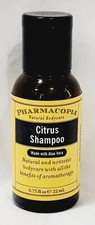 Pharmacopia CITRUS SHAMPOO Aloe Vera Natural Aromatherapy Hair .75 oz/22mLNew
