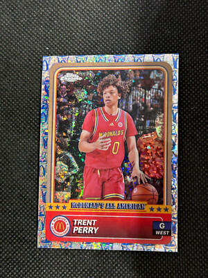 TRENT PERRY 2024 Topps Chrome McDonalds McFlurry Refractor Card #40
