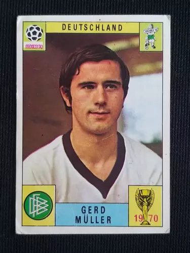 ***MEXICO 70 PANINI*** MULLER (DEUTSCHLAND) GREEN BACK MAI ATTACCATA