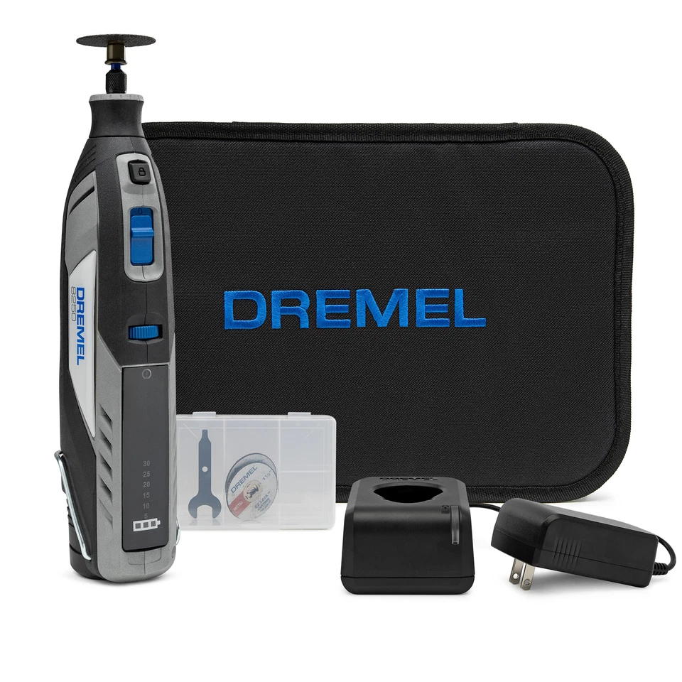 Dremel 8250 Brushless Motor Cordless Rotary Tool All Purpose Accessory Kit - Image 2 of 4