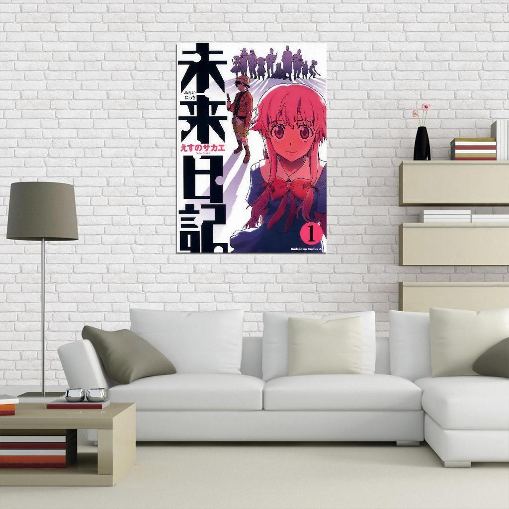 156847 Mirai Nikki Redial Anime Decor Wall 16x12 Poster Print