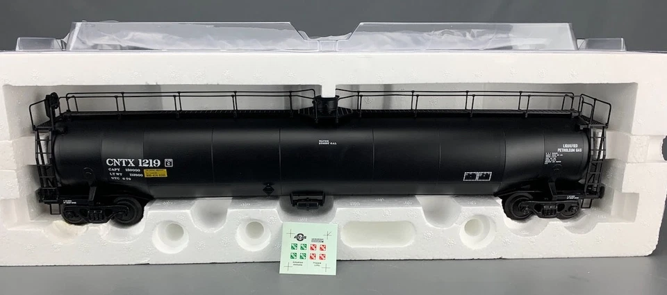 Atlas O 6407-2 ACF 33,000 Gal Continental Tank Car CNTX #1219 3-Rail NIB! O2681 - Image 3 of 4