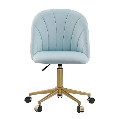 Light blue computer on sale chair
