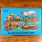 Hot Wheels Vintage BW 24 Car Collector's Case Blue USA No. 8227 Storage 1981