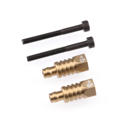 Revolution Design RC8B3.2 +5mm Aluminium Rear Shock Mount Set / RDRP0527-RE