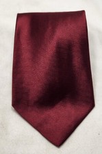 Villa Bugatti Men's Tie Imported Silk Printed In Italy Made In USA Maroon
