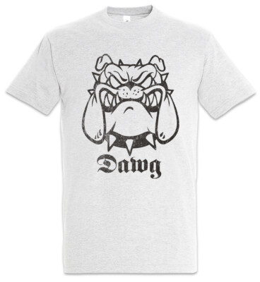 Dawg Herren T-Shirt Dog Kettenhalsband Kette Bissiger Hund Briefträger