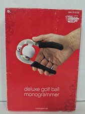 DELUXE GOLF BALL MONOGRAMMER - Brand New