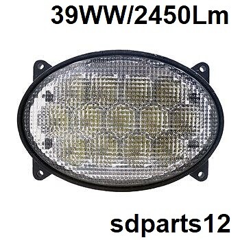 Feu de travail LED 39W résistant aux vibrations pour remplacer les optiques John Deere ternes