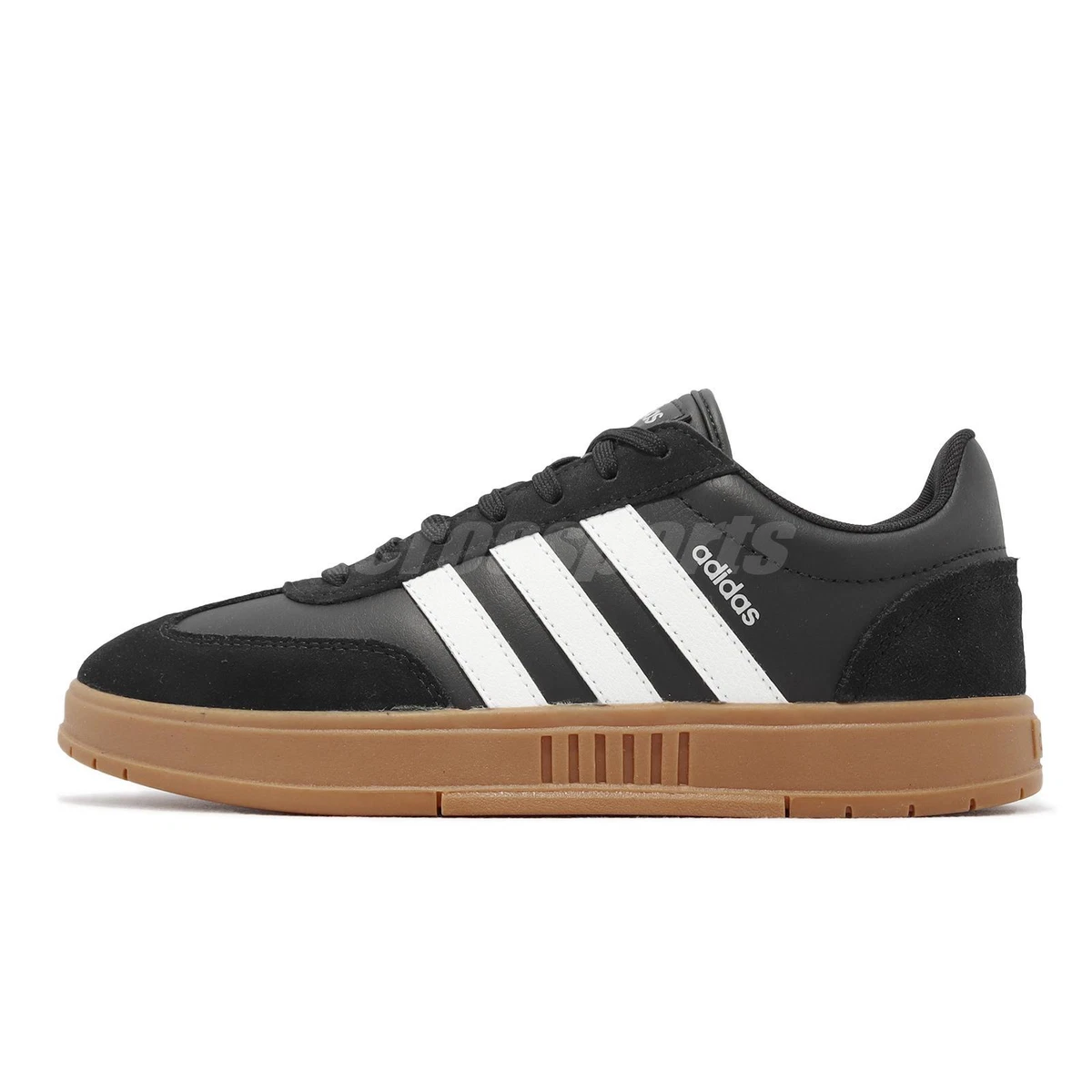 adidas Gradas Black White Gum Men Casual Lifestyle Shoes Sneakers