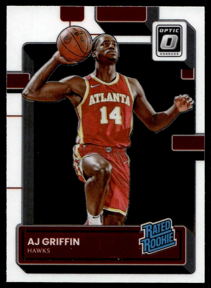 2022-23 Donruss Optic AJ Griffin Rookie G16 Atlanta Hawks #204