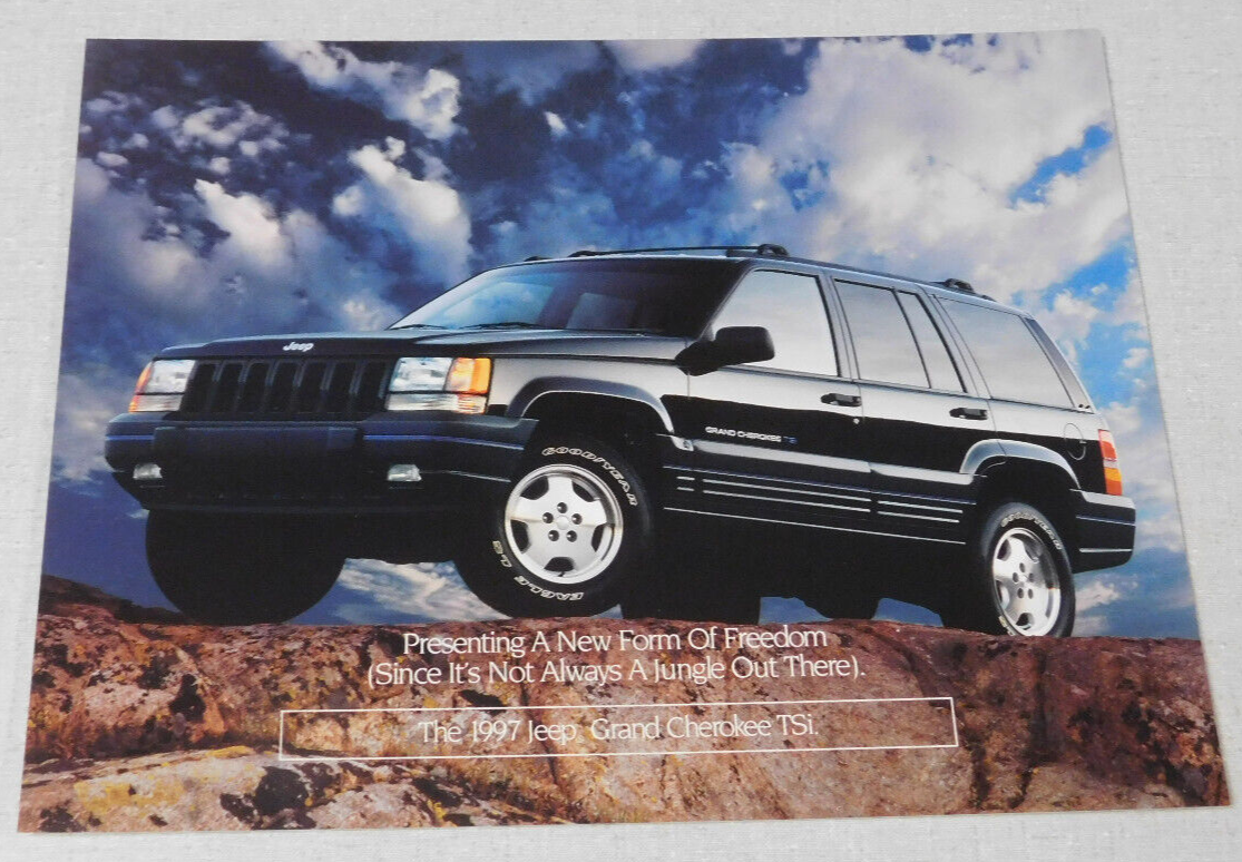 1997 Jeep Grand Cherokee TSI advertising brochure | eBay