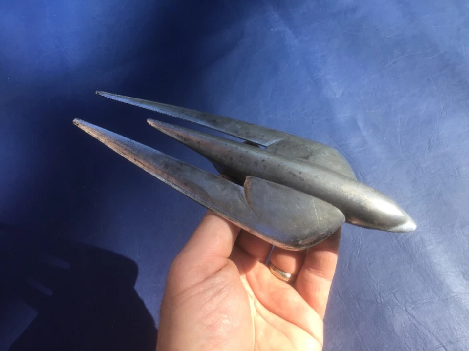 Oldsmobile 1933 capó adorno Olds cromo moldura original usado Foto 2 de 4