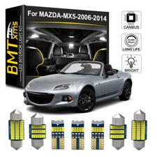 6pcs Canbus LED Interior Dome Map Light Package Kit For MX-5 Miata NC 2006-2014