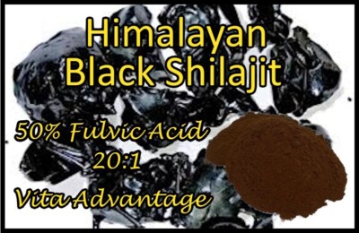 Himalayan Shilajit Extract Organic Non GMO (20:1) High Potency 1LB