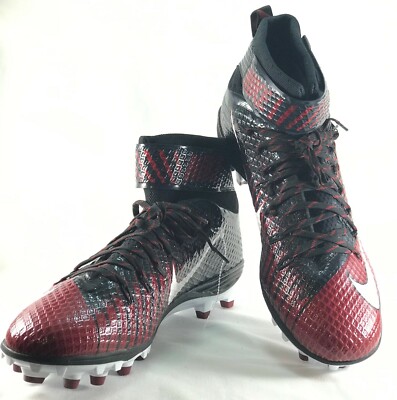 Nike Lunarbeast Elite Football Cleats 847588-601 Black/Red Size