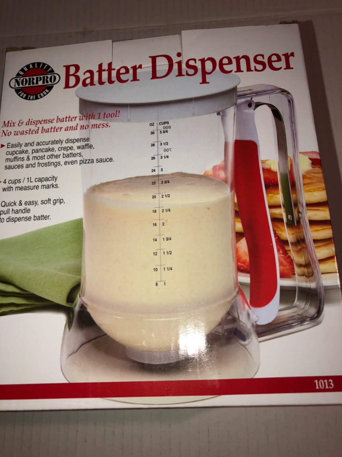 Norpro Batter Dispenser 4 cup 1013 eBay