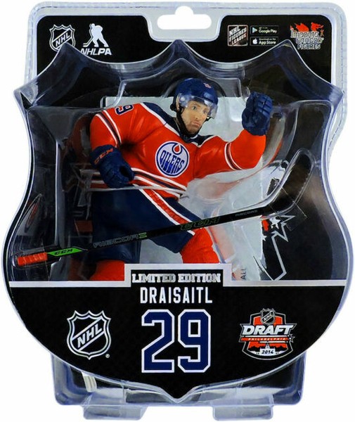 Leon Draisaitl Edmonton Oilers 2014 Draft NHL 6' Action Figure Ltd 950