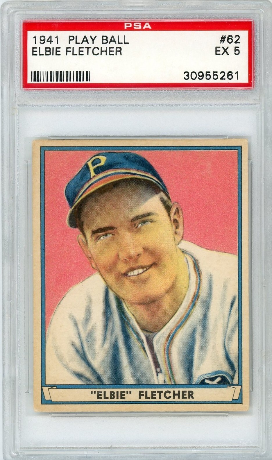 1941 Play Ball Elbie Fletcher #62 PSA 5 P1391