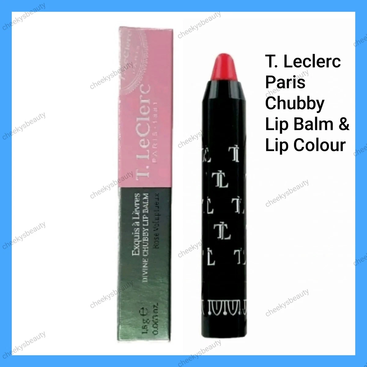 Rouge à Lèvres T. Leclerc Mirage - Transparent - Sans Paraben - Neuf