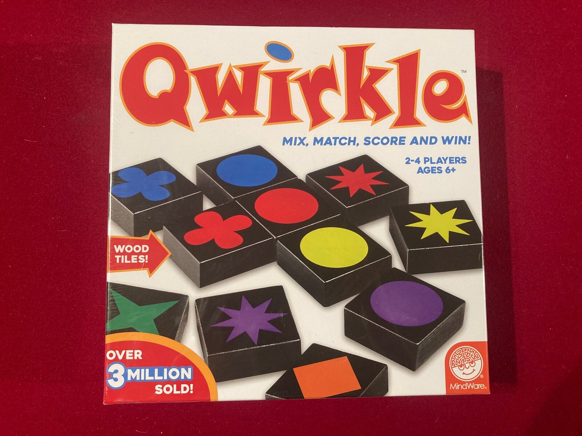 MindWare Qwirkle Tile Board Game, Mix, Match, Score Win Never Played