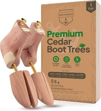HOUNDSBAY Boot Trees, Cedar Boot Tree for Men, Shoe Tree for Boots, Boot Stretch