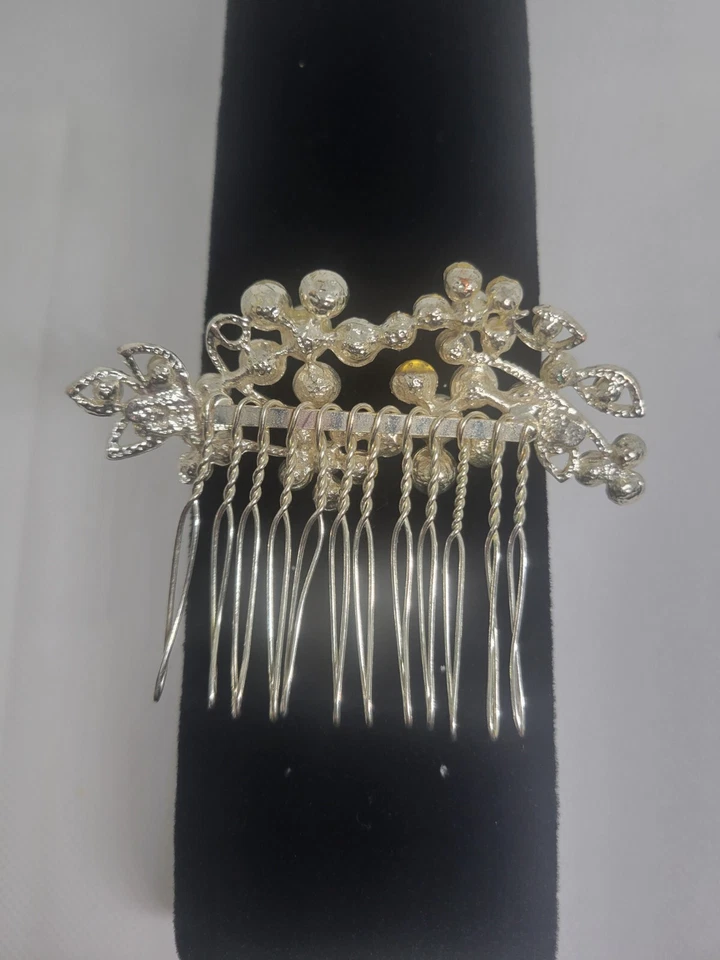 Bella Bridal Hair Piece Comb 2 3/4'' x 3'' - Image 3 of 3