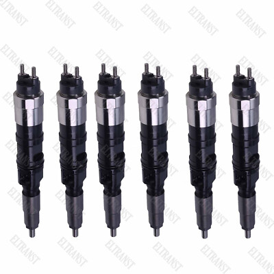 6X Fuel Injector RE529118 RE524382 for John Deere 6068 4045 Engine 670G 672G