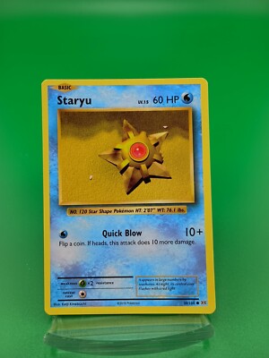 2016 Pokemon TCG Staryu Evolutions 30/108 Common