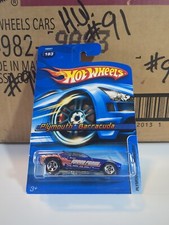 Hot Wheels "Snake" Plymouth Barracuda Funny Car Blue 2005 #183 Y5 New on Card