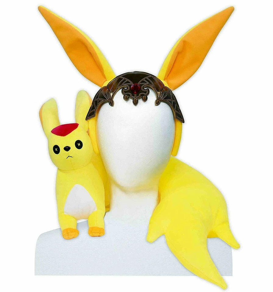 Square Enix Final Fantasy XLV FF14 Ensemble Costume Avec Peluche Carbuncle Topaz - Photo 1/1