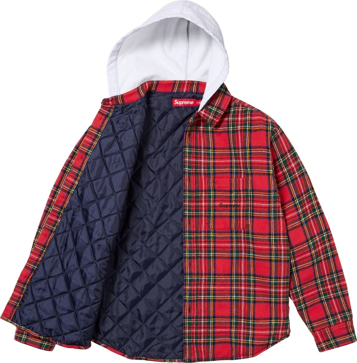 Supreme Tartan Plaid Flannel Hooded Shirt Red sz Medium | eBay Supreme Tartan Plaid Flannel Hooded Shirt Red sz Medium | eBay