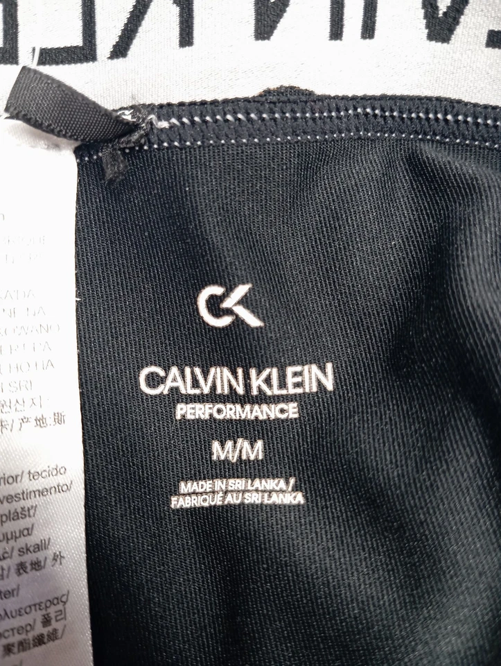 Calvin Klein Leggings Capri Femme Noir Sport (EU 36, W28, INT S) - Photo 3/3