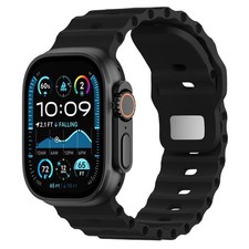 Ocean Sport Bands for Apple Watch 49mm 46mm 45mm 44mm 42mm - Durable, Stylish &