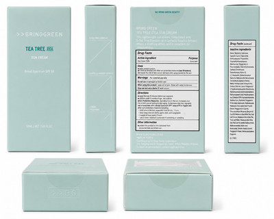 BringGreen Tea Tree Cica Sun Cream Broad Spectrum SPF 50 1.69 fl oz
