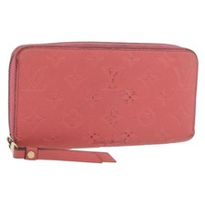 LOUIS VUITTON Empreinte Zippy Wallet Long Wallet Blossom M61788 LV Auth 176417