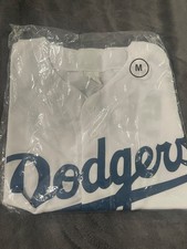 Vin Scully Los Angeles Dodgers White SGA Jersey Men's Size Medium NEW