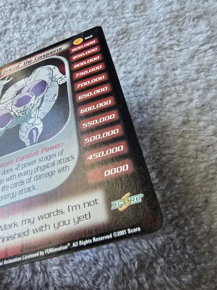 DBZ Dragon Ball Z Frieza, The Conqueror 162 CCG Unlimited Trunks Saga MP Score - Image 3 of 4