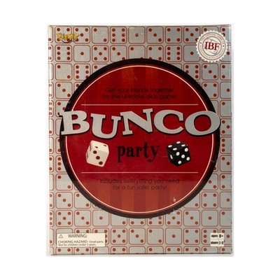 Fundex Boardgame Bunco Party (Gray Dice Box Ed) Box SW (VG+/New)