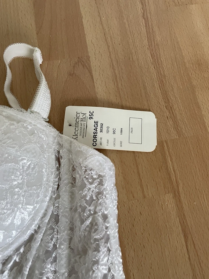 70x Kleemeier di Lorenzo Corsage/Brautcorsage Dessous ivory weiß - Bild 4 von 4