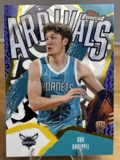 Topps Finest 2025-26 Kon Knueppel Arrivals Rookie Insert #A-4 Charlotte Hornets