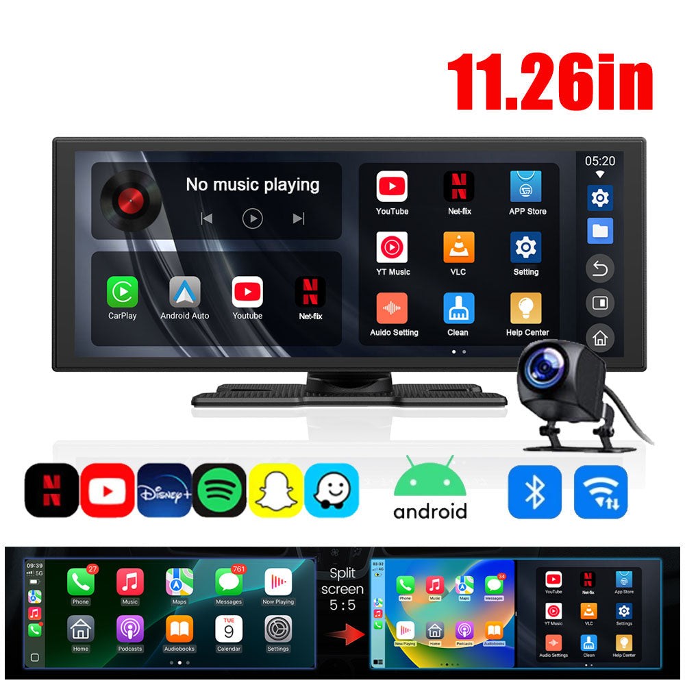 Radio Wireless Carplay Screen With Net-flix Youtube