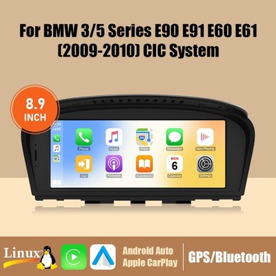 Für BMW 5er E60 E61 E64 3er E90 E91 E93 CIC CarPlay Hauptgerät AndroidAuto Radio