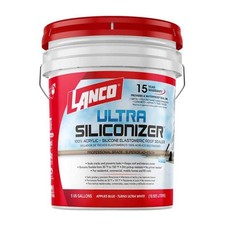 Ultra Siliconizer 5 Gal. 100 Acrylic Elastomeric White Reflective Roof Sealer