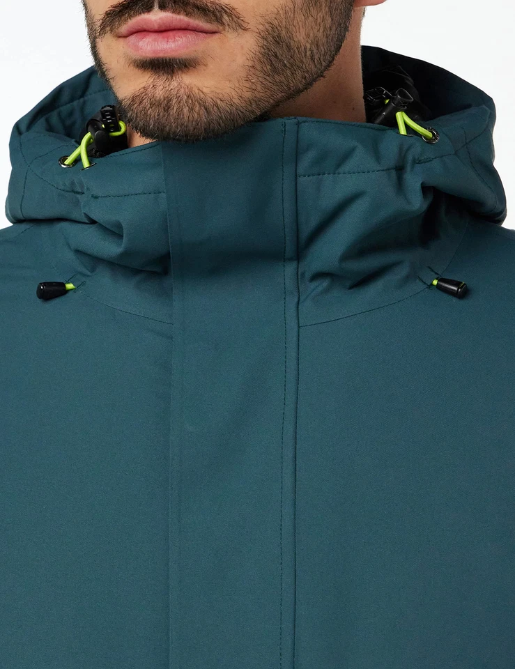 CMP Herren Jacke Skijacke Kapuzenjacke Outdoorjacke Winterjacke, Blau Petrol, 48 - Bild 2 von 4