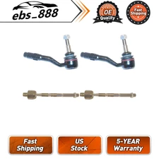 Delphi 4pcs Inner Outer Steering Tie Rod End for BMW 745i 2002 2003 2004 2005